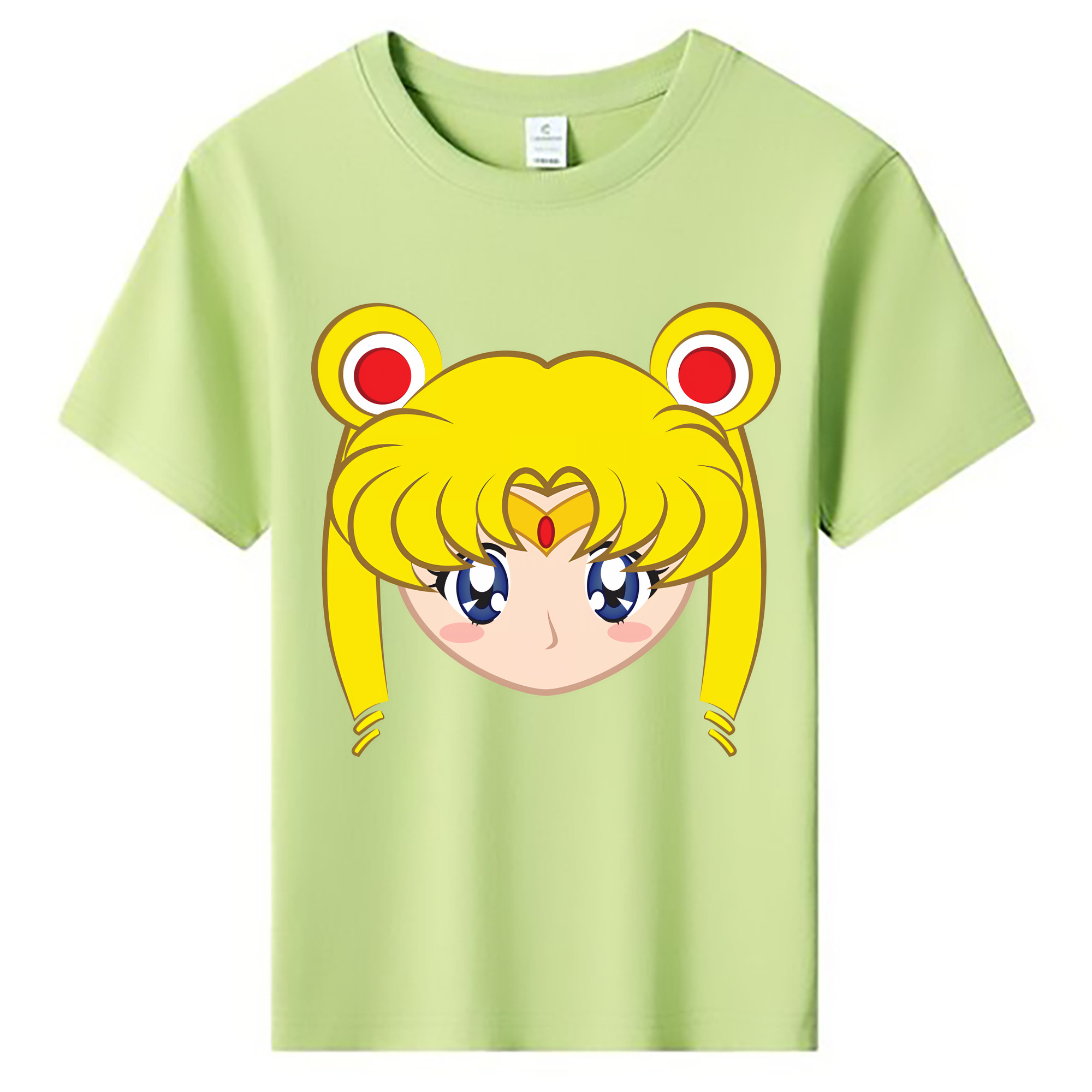 （画像用） 美少女戦士セーラームーン 月野 うさぎ つきの うさぎ Sailor Moon Tsukino Usagi 綿100％キッズTシャツ（フロントプリント）